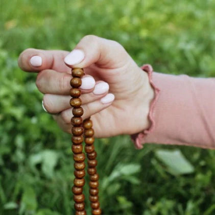 Order Hindu Prayer Beads (Natural Tulsi Mala) Online From Baba