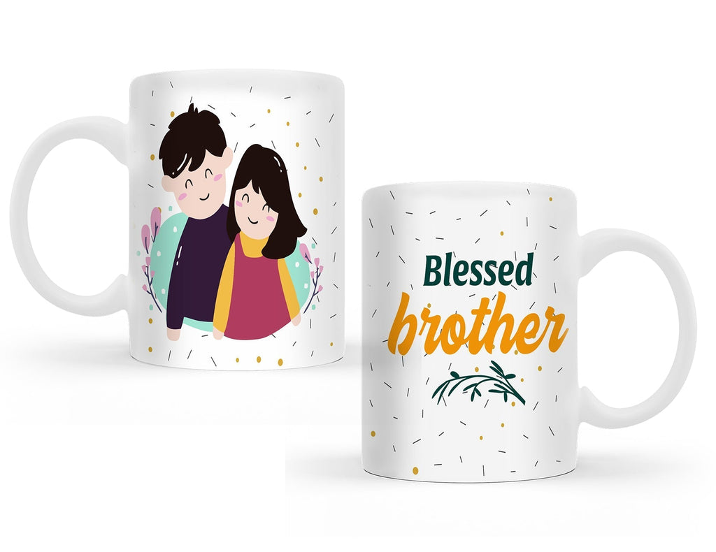 Rakhi with Mug Gift Combo Set Puja Store Online Pooja Items Online Puja Samagri Pooja Store near me www.satvikstore.in