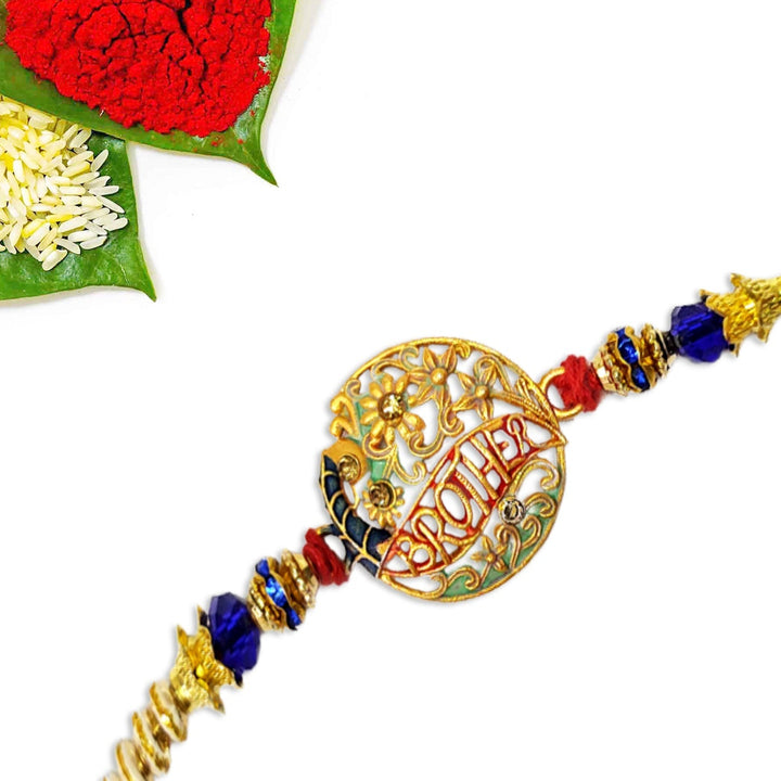 Rakhi with Mug Gift Combo Set Puja Store Online Pooja Items Online Puja Samagri Pooja Store near me www.satvikstore.in