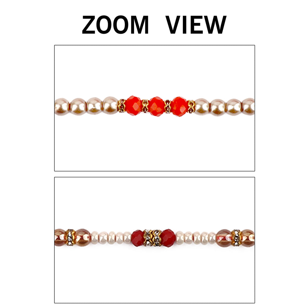 Browse our exclusive collection of Rakhi online 2023. Choose a stunning Rakhi set of 2 for your beloved brother, bhaiya, or bhai. Discover designer Rakhi and beautiful Rakhi options. Send Rakhi and Rakhi combos abroad with ease. Explore Indian Rakhi and find the perfect Rakhi gift at SatvikStore.in."