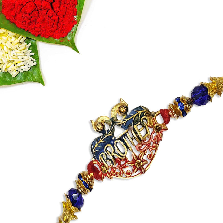 Rakhi with Mug Gift Combo Set Puja Store Online Pooja Items Online Puja Samagri Pooja Store near me www.satvikstore.in